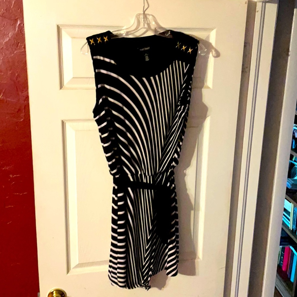 Black and white dress
